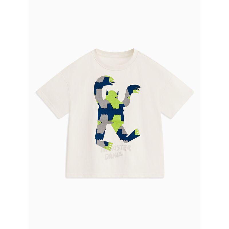 [Monster Series] MQD Children's Clothing Boy's Short-Sleeved T-shirt 24 Summer New Arrival Kids Tops Girl Baby Summer Clothing
