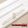 Ivory White Zinc Alloy Minimalist Round Pull Handle for Cabinets and Drawers