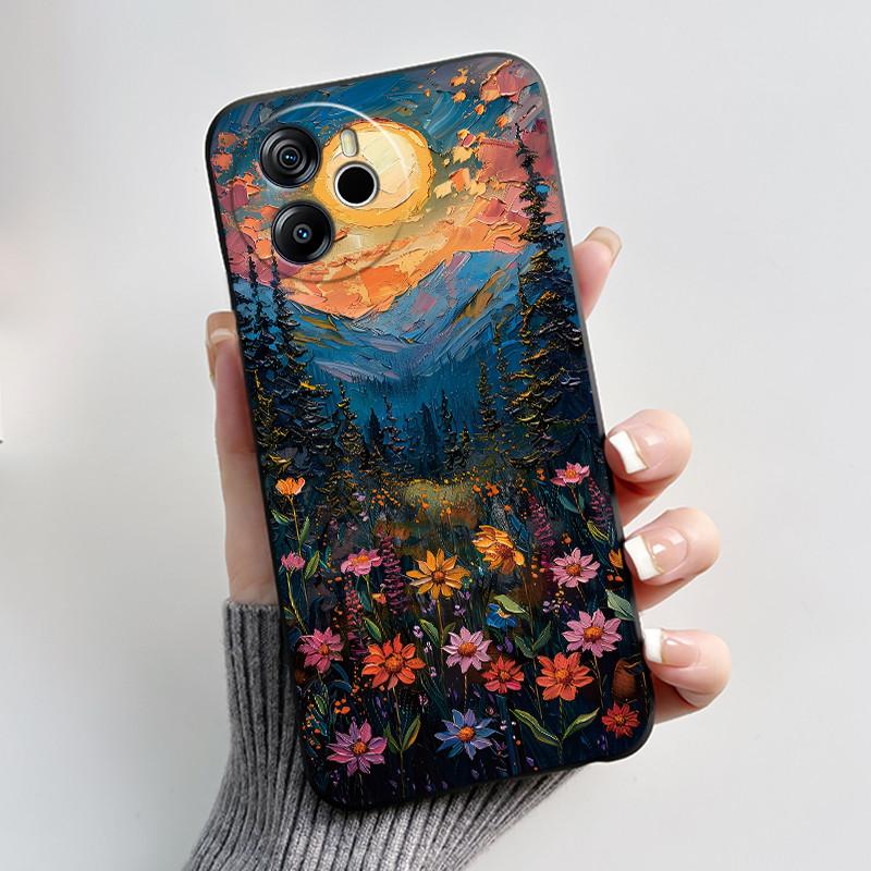 For Blackview Oscal Tiger 12 6.78" 2023 Blackview Shark 8 Back Phone Case Luxury Cute Love Rabbit Funny TPU Soft Silicone Cover