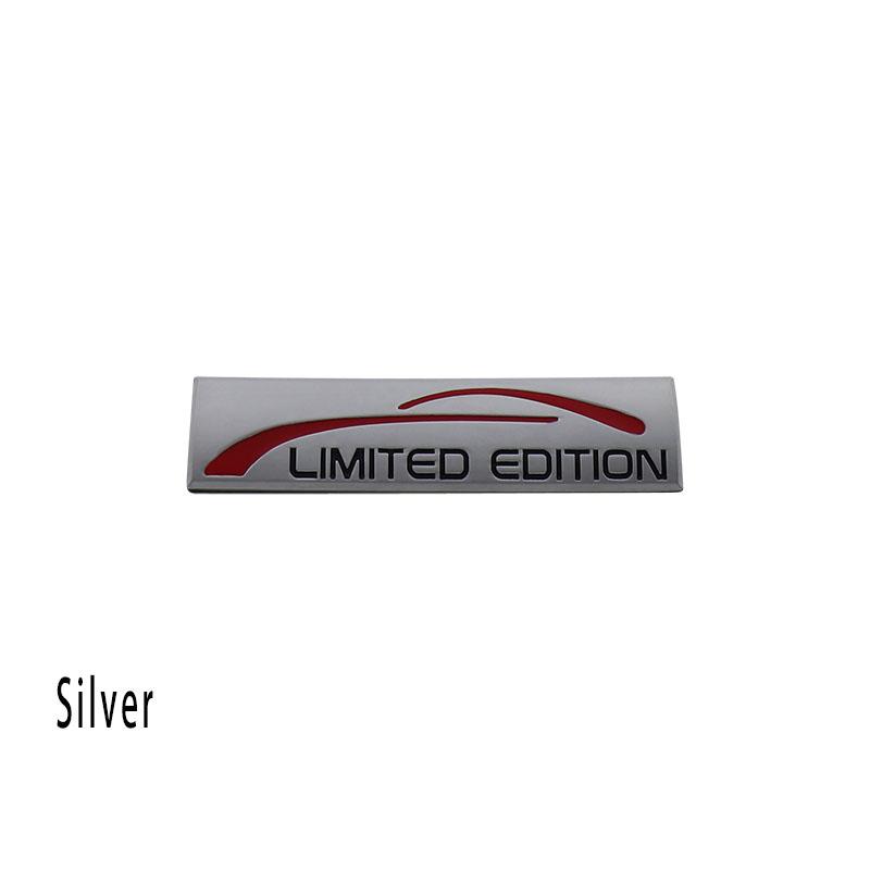 

3D Premium Limited Edition for car Fender trunk Tail Rear Decal Emblem Badge Sticker silver