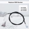 Quality 21.5 Inch Control Cable Replacement For Speed Selection In Garden Tools Constructed Plastic And Stainless Steel
