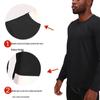 Men's Quick-Dry Long-Sleeve Sports T-shirt for Basketball and Running