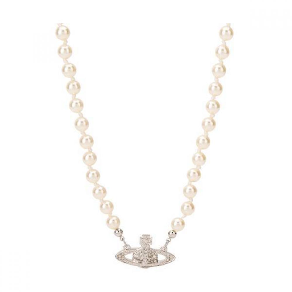 

Vivienne Westwood Public Mini Bath Relief Cream Necklace 63010100 P104 FREE