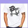 Cute And Fresh Style Unicorn Print T-shirt Cotton Short Sleeve Pullover For Women