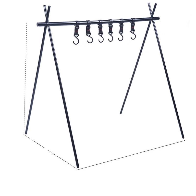 Ultralight Folding Camping Tripod Storage Rack Large
