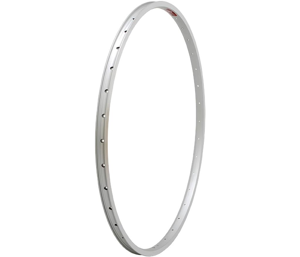 JETSET 700C Aluminum Rim A/V 36H Silver 19.0mm (Width), 24.4mm (External Width), 16.1mm (Height) (1 Rim)