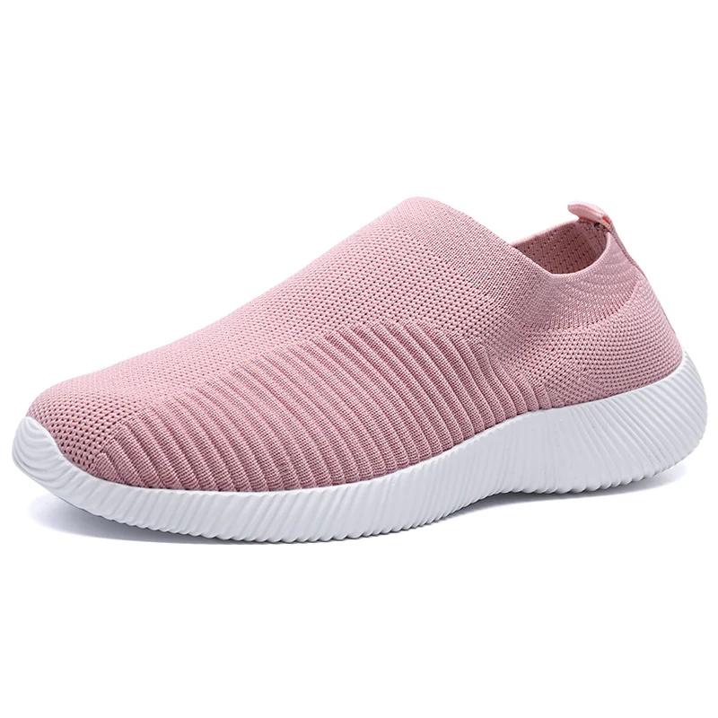 Fashion 2025 Breathable Mesh Platform Sneakers for Men Slip-on Soft Bottom Unisex Casual Shoes Super Light Comfort Couple Sports Shoes