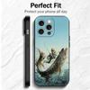 Hunting Fishing Man Soft Phone Case for iPhone 16 16E 17 Air 15 Pro Max 14 Plus 13 Mini 11 12 7 Black Cover Back Shell