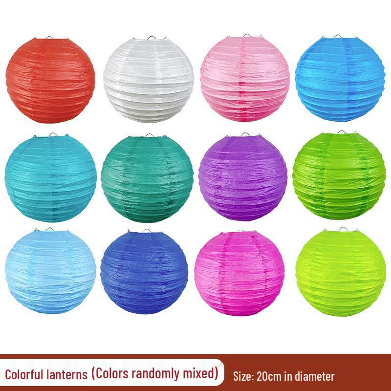 New Year Lantern Festival Riddle Card Set with Tassel Ornaments