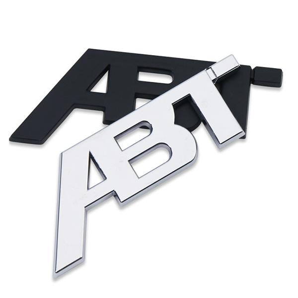 1Pcs Car Side Fender Trunk Rear ABT Logo Sticker Emblem Badge Decal Car Styling