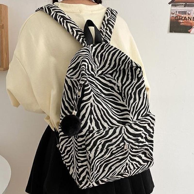 Canvas Backpack, Women'S Backpack, Anti-Theft Shoulder Bag, Teenage Girls'  Book Bag, Women'S Backpack