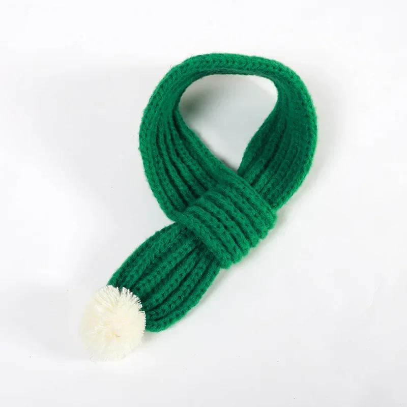 Warm Christmas Atmosphere Pet Scarf for Dogs And Cats Soft Comfortable Neck Accessory for Autumn Winter Daily Use