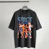 Spice Girls Pop Group Tour T Shirts Hip Hop Washed Short Sleeve Street TShirts Novelty for Unisex Women Streetwear Summer Tees