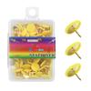 200Pieces Nickel Plated Pin Thumbtacks Flat Push Pins Metal Thumbtacks Flat Head Tacks Corkboard Pin for Bulletin Board