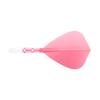 CUESOUL ROSTAK57 T19 Series Mixed Shaft Integrated Kite Shape Set of 3 Two-Tone Dual-Material Flights, Series, (Pink) CS-AK57FZ6M