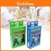 Spannendes Dutch Blitz Kartenspiel für Familienspaß mit farbenfrohen Karten in Blau und Grün