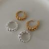 Fashion Jewelry 925 Silver Spiricle Twisted Earring for Women 925 Sterling Silver 18K Gold Plated Hoop Earring Jewelry