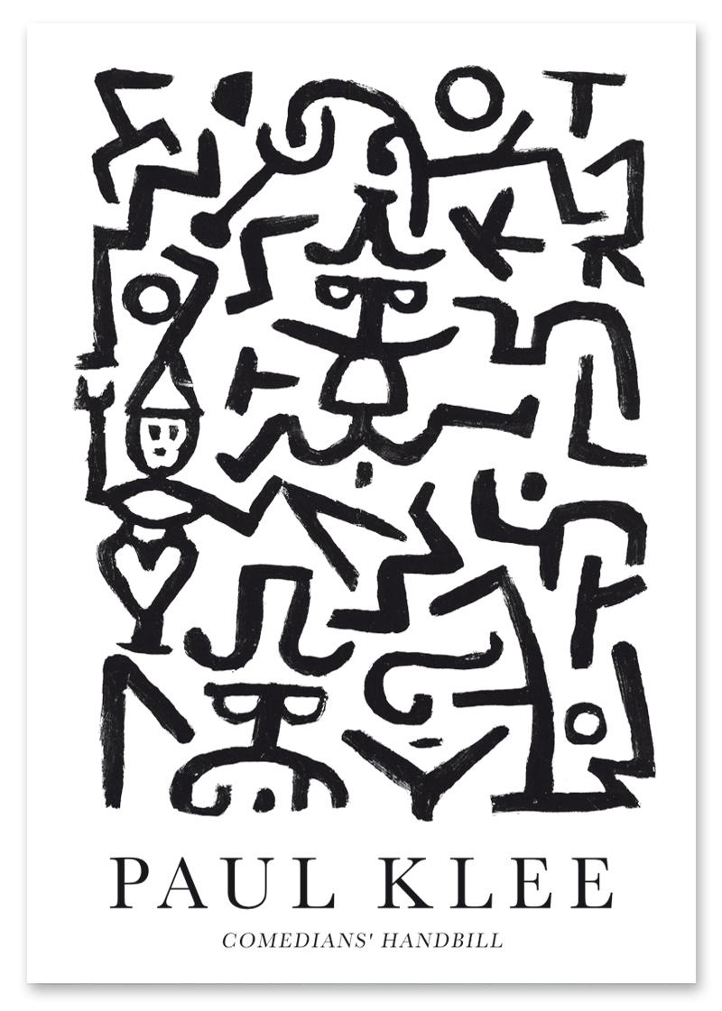 

Plakat Paul Klee czarnobiały 30x40 cm