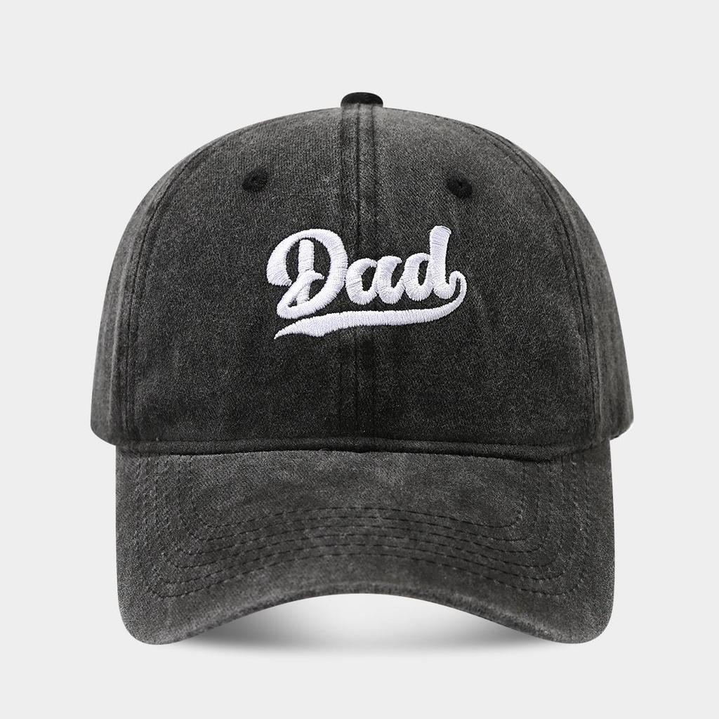 Trendy Vintage Embroidered Washed Cotton Dad/Mom Baseball Cap - Casual Sun Hat