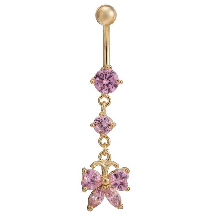 

Belly Button Rings Belly Bars for Butterfly bell Navel Piercing Barbell Piercing 1