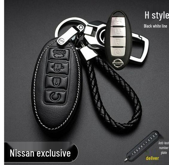 Kompatible Schlüsselhülle für Nissan Sylphy, Qashqai, Teana, Kicks, Tiida und Bluebird