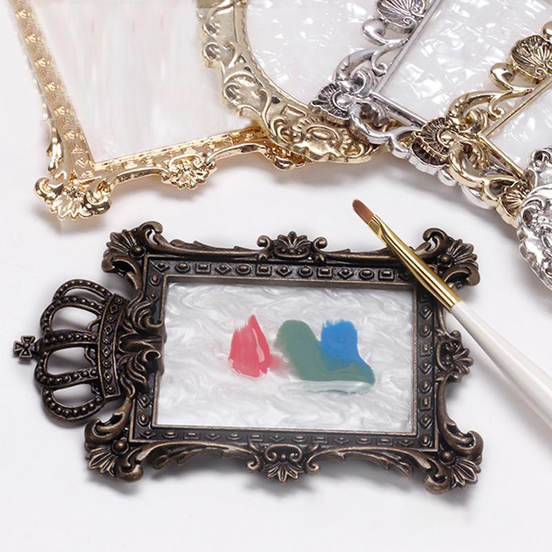 1Pc Retro Nail Art Display Frame Nail Polish Holder Card Manicure Display Frame