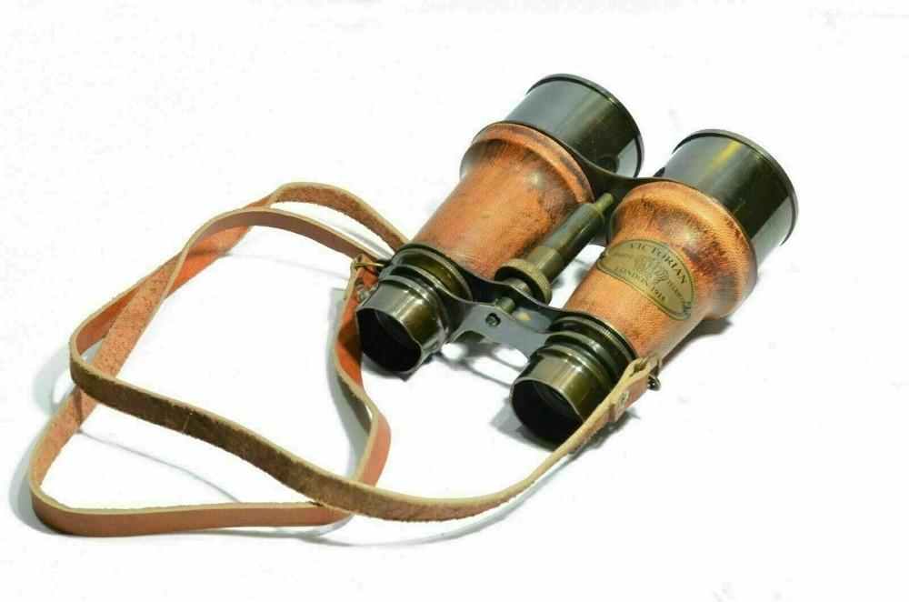 Antique Brass Monocular Binocular Telescope Vintage Nautical Spyglass Scope