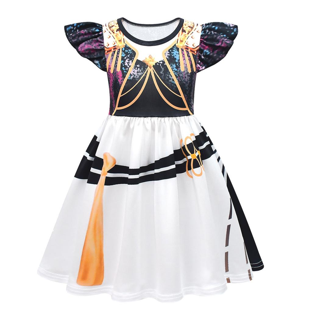 Halloween Neue Koreanische Welle Mädchengruppe K-POP Dämonentöter Mädchengruppe Cosplay Kostüm Rumi Kinder Flügelschleifenkleid