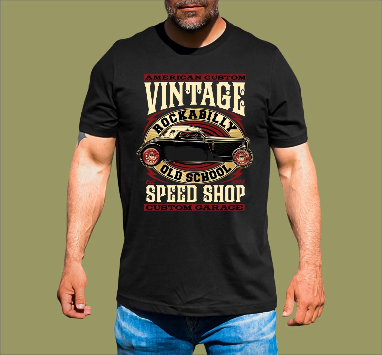 ROCKABILLY SPEED SHOP T-SHIRT XL