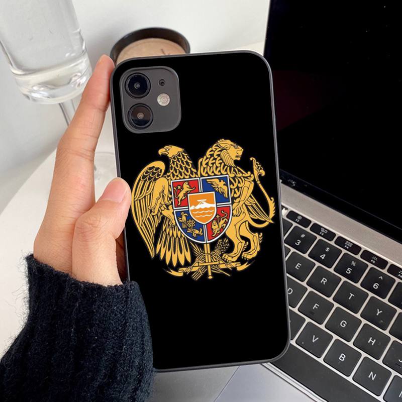 Armenia Armenians Flag Phone Case for Iphone 13 8 7 6S Plus X 5S SE 2020 XR 11 12 Mini Pro XS MAX