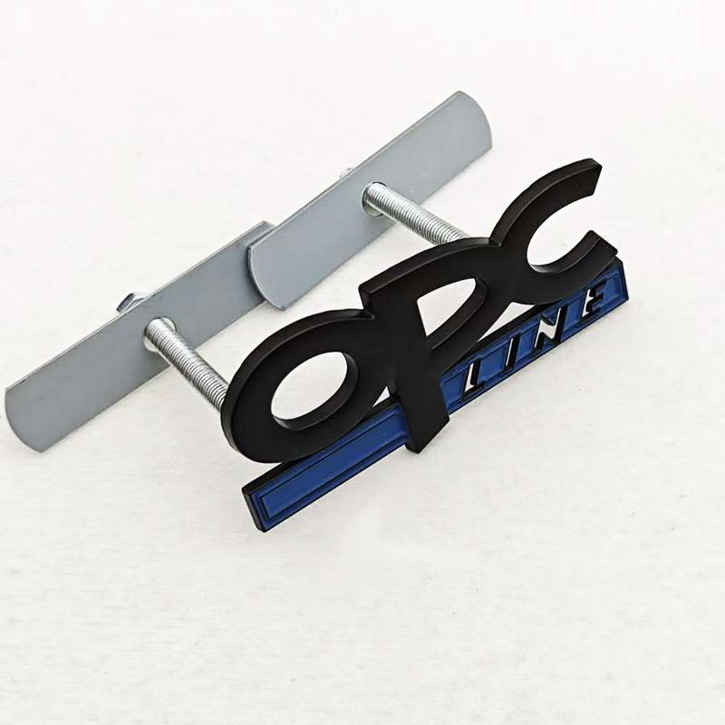 OPC Line Emblem Front Grille Badge Tail Stickers Logo For Opel Astra G H J K F Corsa D Zafira B Insignia Mokka Regal Accessories
