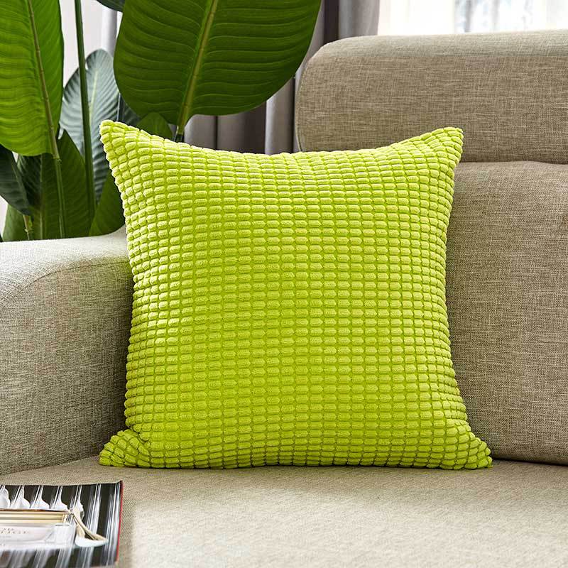Pillow Cover Corn Velvet Sofa Ins Nordic Cushion Cover Pillow Cover Corduroy Bedroom Sofa Cushion Cushion