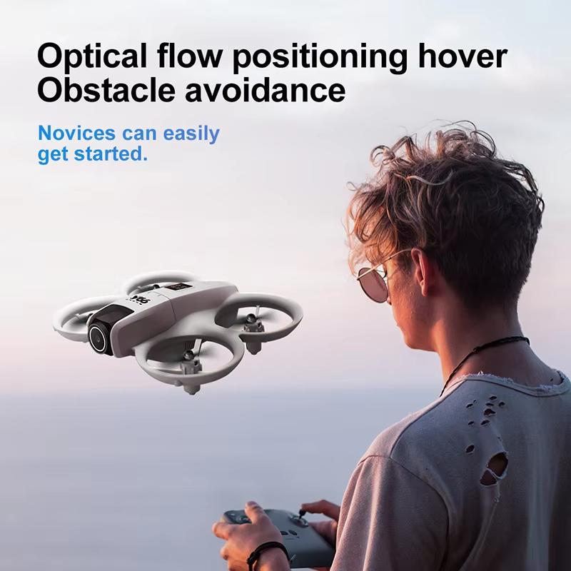 2025 New V66 Mini Drone 8K HD Dual Camera Five-way Obstacle Avoidance Foldable Remote Control Quadcopter WiFi FPV Children's Toy Gift