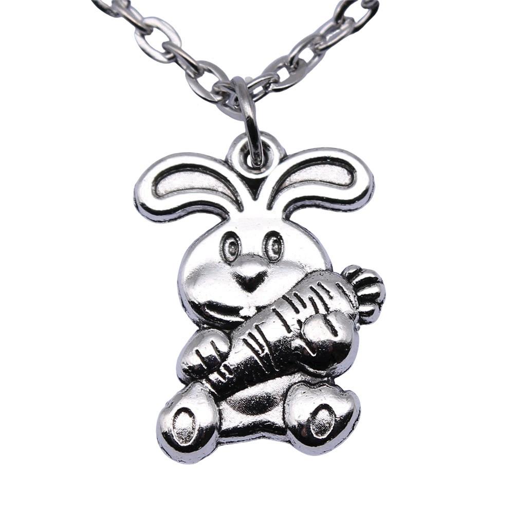 Cat Charm Necklace Cute Animal Pendant For Lovers Minimalist Pet Jewelry Gift 43cm Chain
