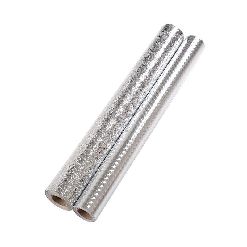 Self-Adhesive Kitchen Aluminum Foil Wallpaper: Oil-Proof, Waterproof, Heat and Moisture Resistant