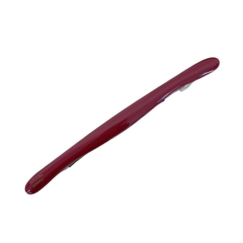 Korean Acetate One-Word Hair Clip: Elegant, Versatile Spring Hairpin for Women, 2025