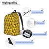 Pikachu Cute Cartoon Monster  Backpack for Men Women Cool High School Business Daypack Pokemoned  College Shoulder Bag Outdoor