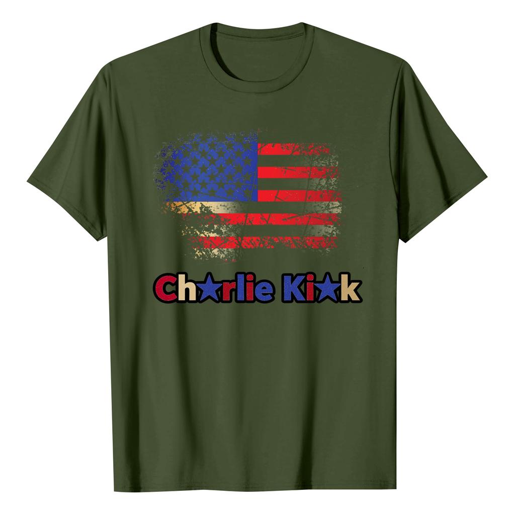 Men's Printed Short Sleeve T-Shirt Men's Loose Casual Short Sleeve Top