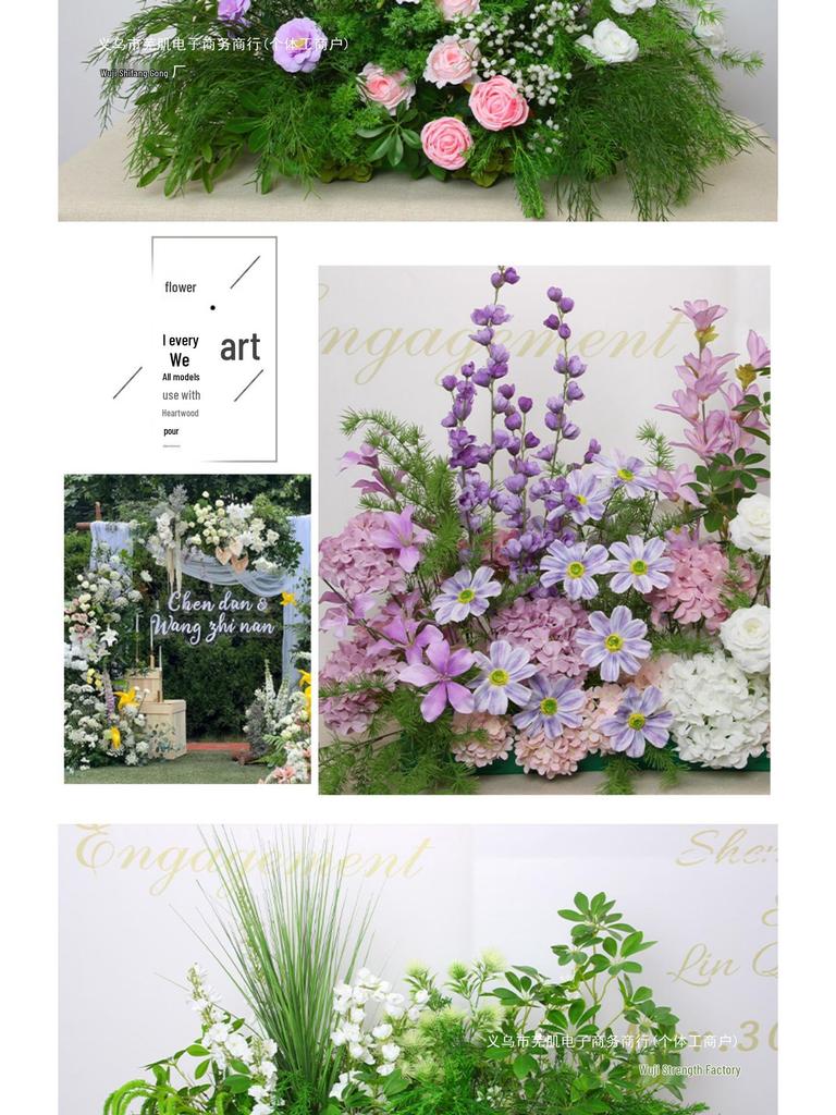 Mori Style Artificial Wedding Aisle Flowers