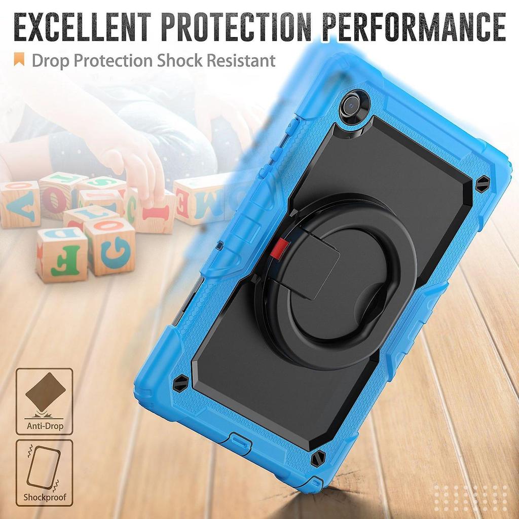 For Samsung Galaxy Tab A8 10.5 (2021)/(2022) B Cover with Screen Frame Built-in Screen Protector Rot