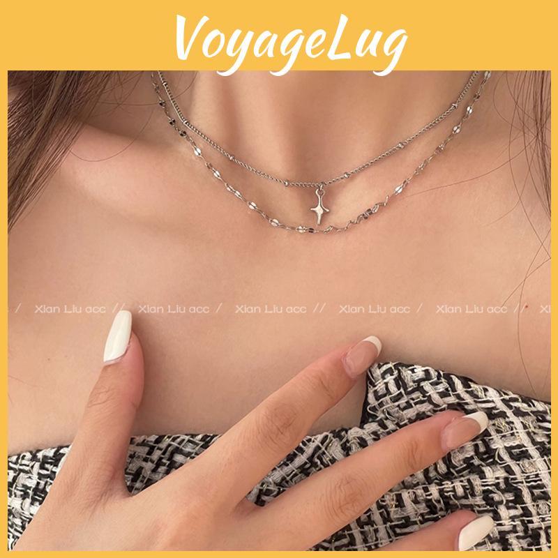 2022 New Arrival European And American Titanium Steel Necklace For Women Cool And Minimalist Lock Clavicle Chain