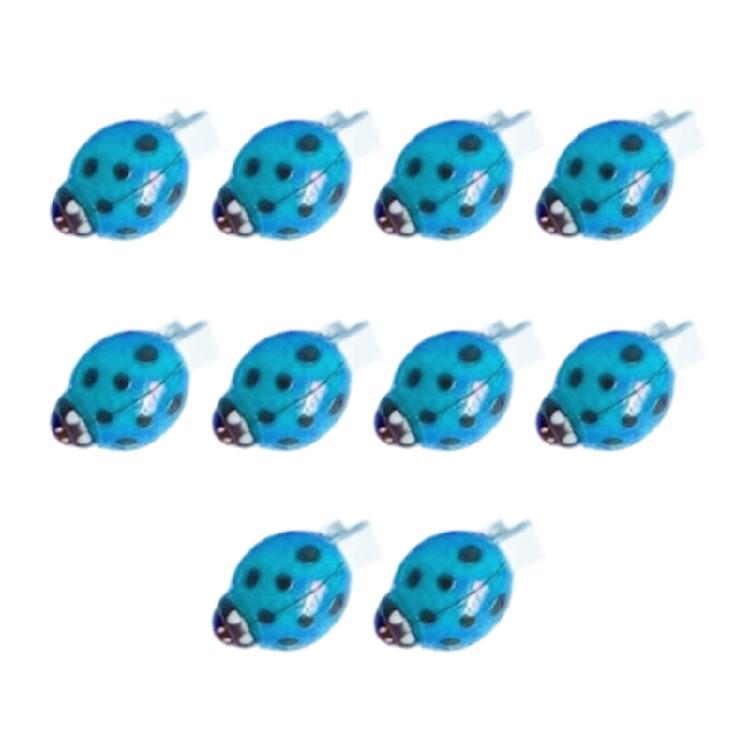10PCS Realistic Ladybird Hairpins for Kids Teens Hair Barrettes Sweet Style Hair Ornaments for School Event Outings