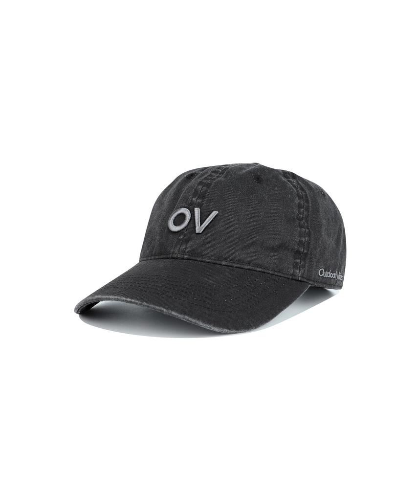 Ausdoeoboiseu Ov Logo Washed Cotton Cap (Charcoal)
