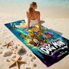 1pc DogMan2 Beach Towel, Comfortable and Thick, and Swimming/Bath/Picnic/Camping Towel, Suitable for Seaside Beaches