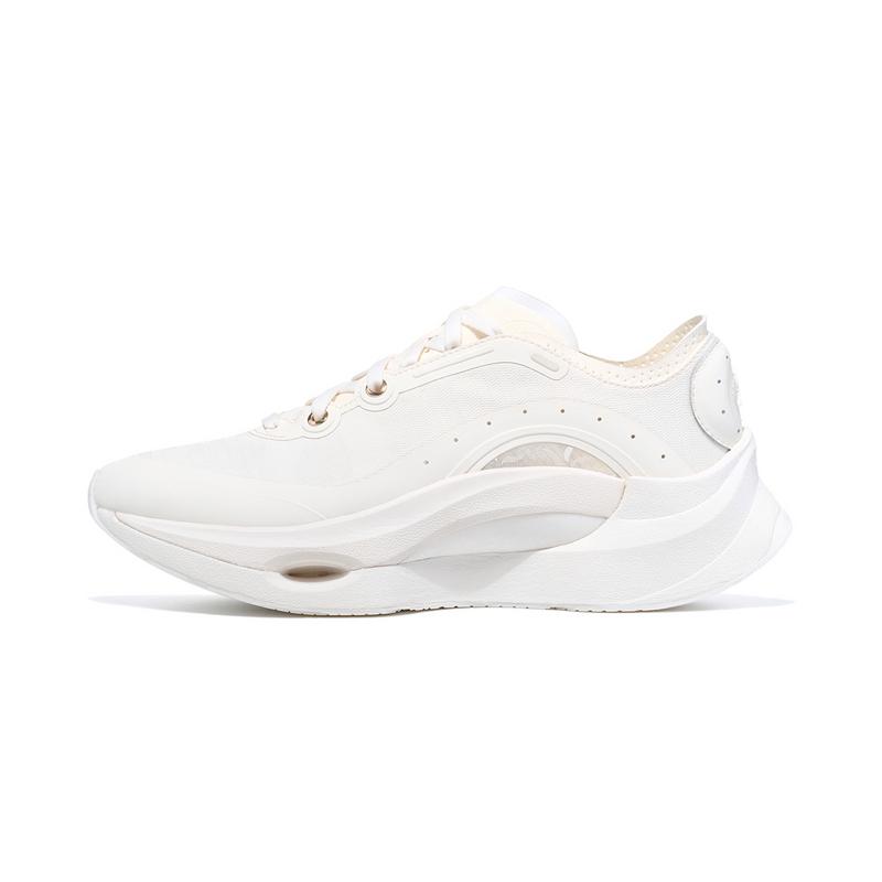 Li-Ning 1990 Classic Series Shadow Lightweight Wear-Resistant Rebound Low-Top Casual Shoes Women Sneaker Off-White ALFV010-1
