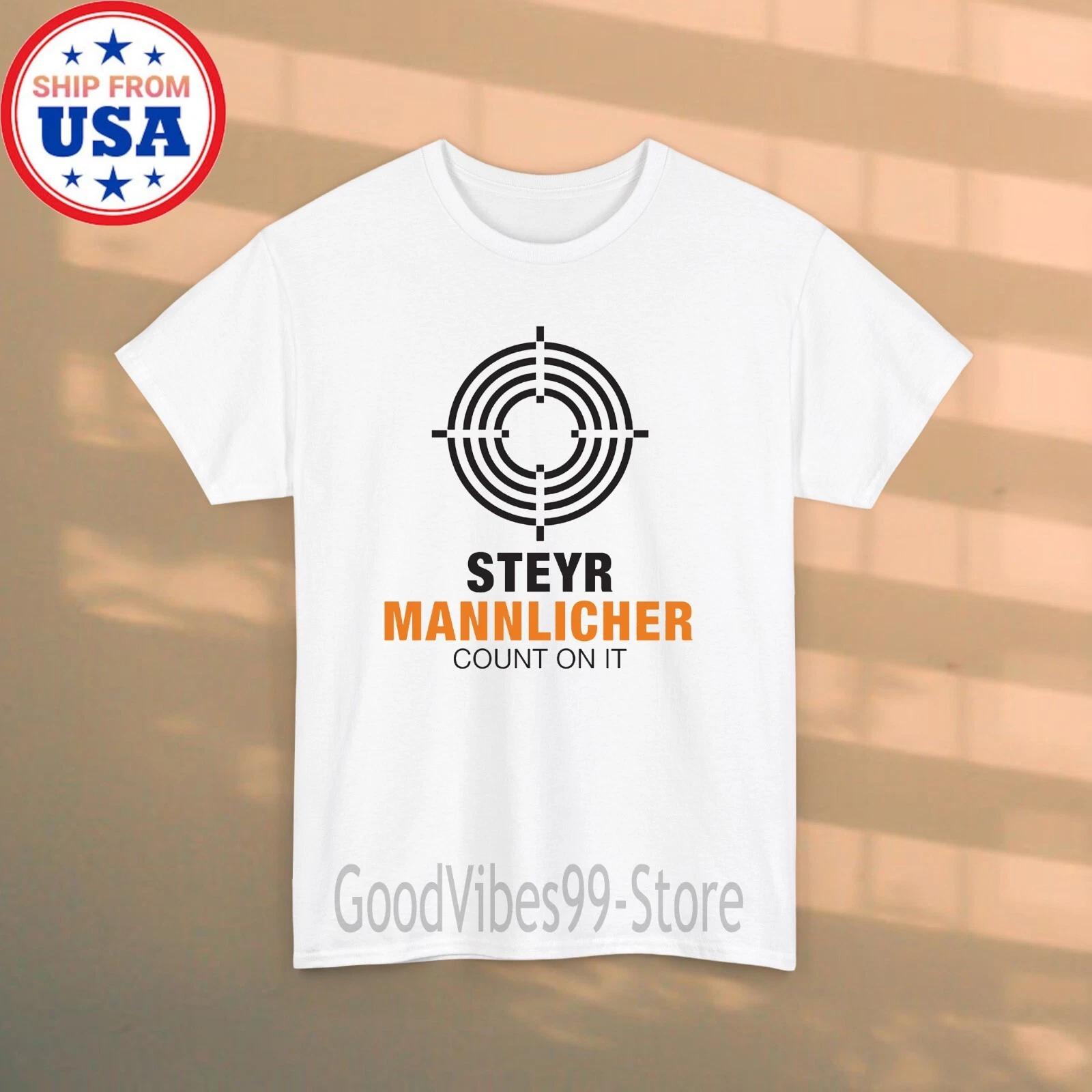 Steyr Mannlicher Guns Firearms Men s White Size S-5XL 2XL