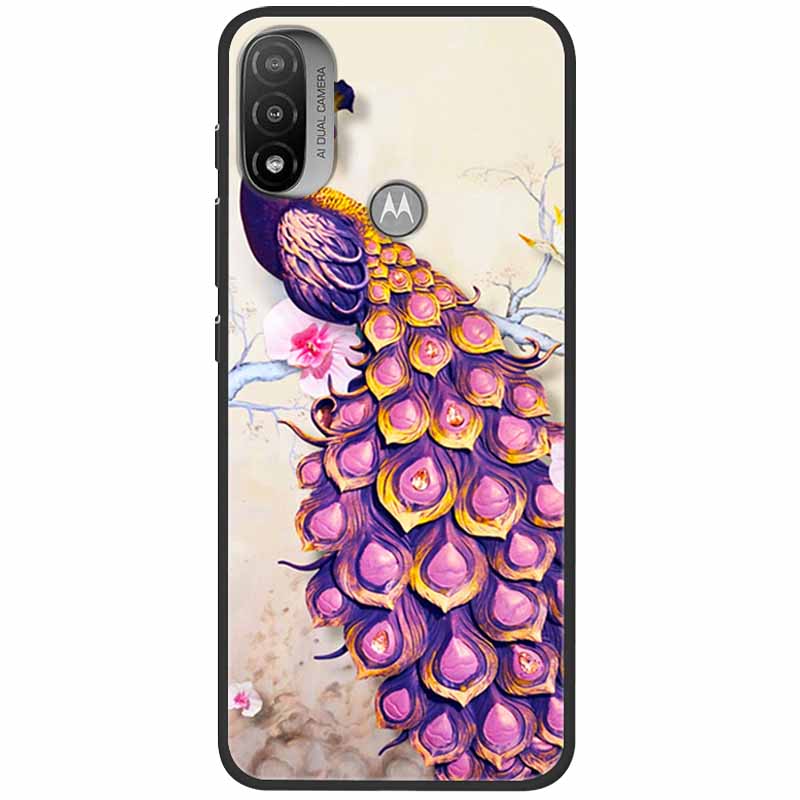 

Чехол для Moto E20 E40 Силиконовый Лев Волк Мягкий Черный Coque Чехлы для Motorola Moto E40 E 20 Para TPU Чехол для MotoE40 Мультяшный Moto E20