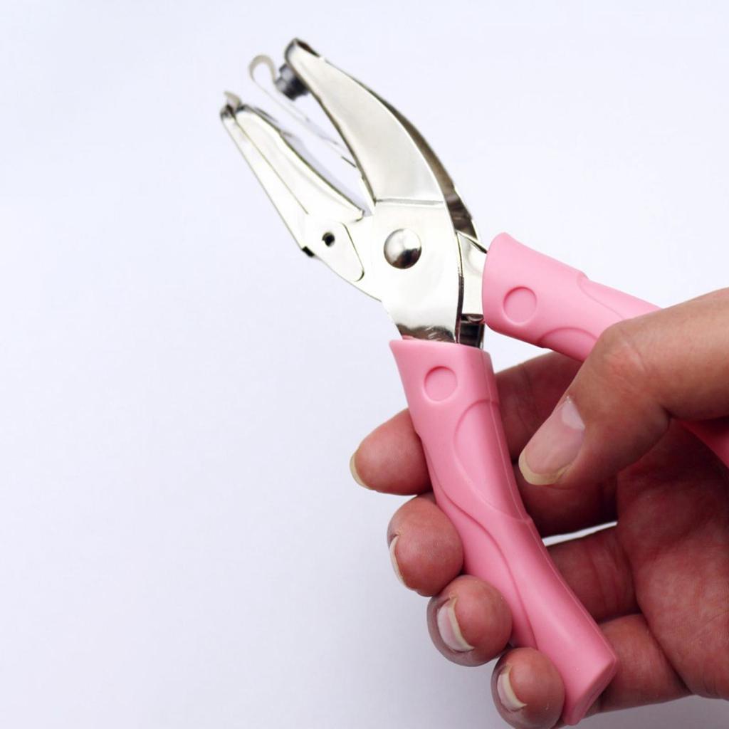 Hole Punch, Hand Portable, Heavy Duty Manual Paper Punch for Cards,