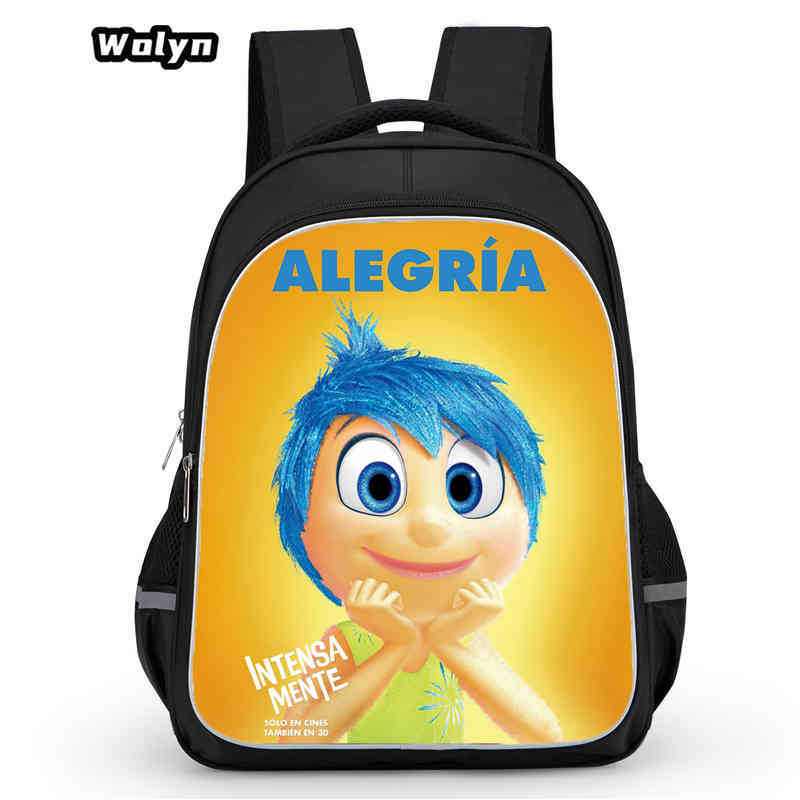 Mind Secret Service 2Ide Out Simple Cute Backpack Student School Bag Backpack
