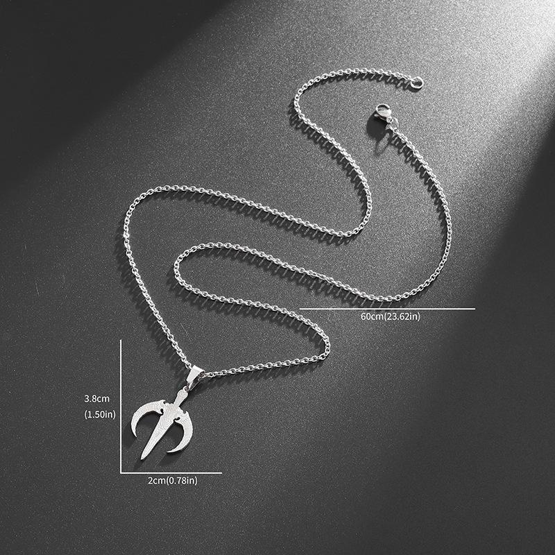 

Полухостовый новый кулон-подвеска из нержавеющей стали в виде трезубца